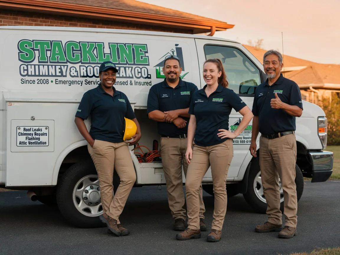 Chimney flashing repair company in Midlothian, TX